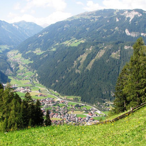 Berglandschap Zillertal