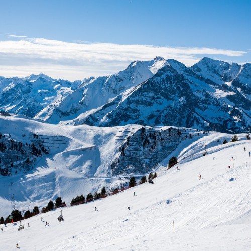 Piste uitzicht Mayrhofen