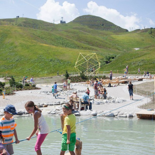 Spieljoch in de zomer